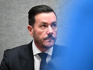 Der Angeklagte René Benko zu Beginn des zweiten Verhandlungstags (Symbolbild).