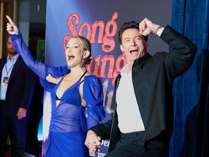 Hugh Jackman und Kate Hudson waren in Berlin.