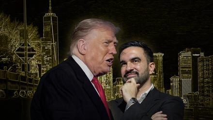 Trump (links) und Mamdani.