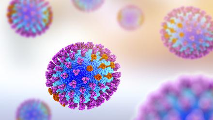 Darstellung von Influenza-Viren