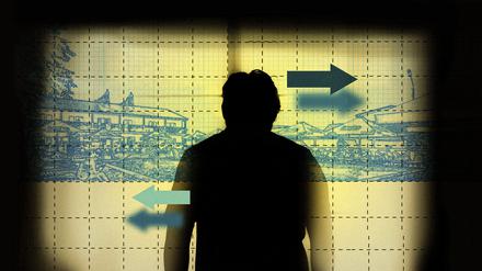 Montage ausschließlich für die Geschichte zur Enteignungen in der Ukraine