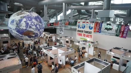 Protest von Aktivisten während des COP30-Klimagipfels im brasilianischen Bélem.