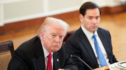US-Präsident Donald Trump und Außenminister Marco Rubio.
