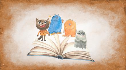 Montage zum Thema:Bücher zum Verschenken: Kinderbücher