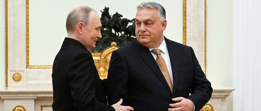 Ungarns Ministerpräsident Viktor Orbán war am Freitag in Russland zu Gast.