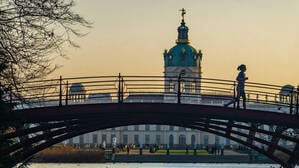 Das Schloss Charlottenburg lockt auch im Winter mit herrlichen Ansichten.