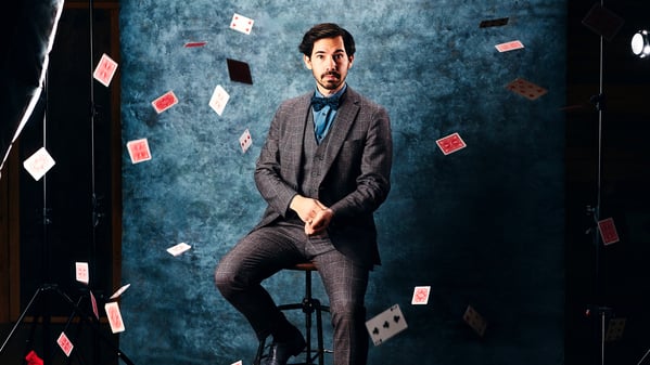 Alexander Merk aus Berlin ist hauptberuflich Zauberkünstler. Nun hat er das berühmte Magier-Duo „Penn & Teller“ verblüfft.