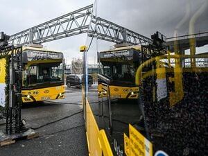 Der neue Betriebshof für E-Busse in Treptow soll 2027 in Betrieb gehen.