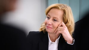 Patricia Schlesinger, ehemalige Intendantin des RBB, am Landgericht Berlin.