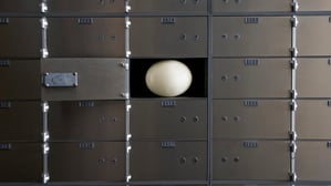 Ob Ei oder Gold: Der Inhalt von Schließfächern ist geheim.