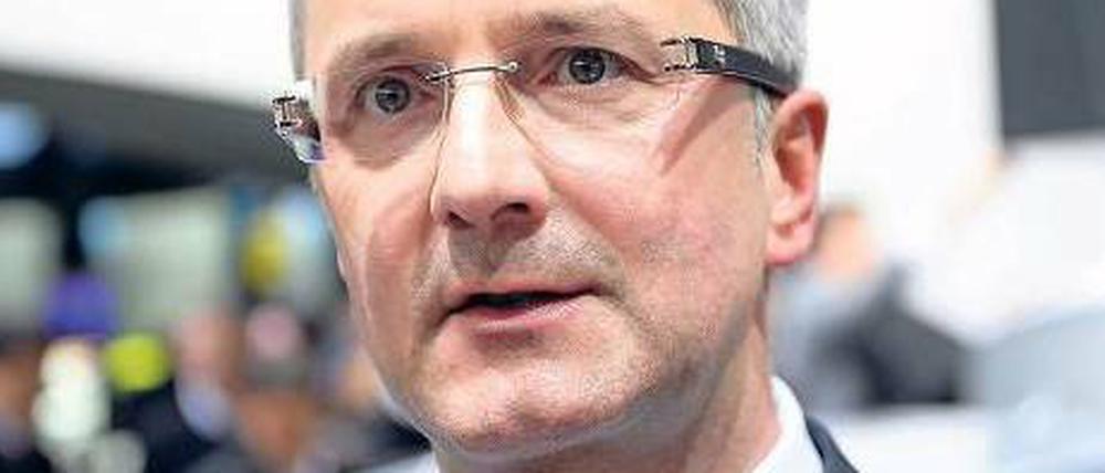 Audi-Chef Rupert Stadler kann sich vorstellen, dass in Zukunft mit Wasserstoff gefahren wird.