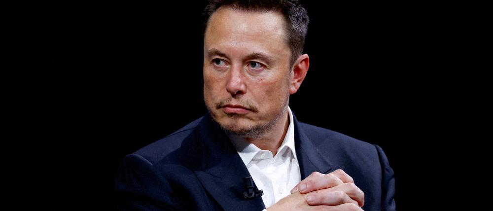 Elon Musk nimmt am 16. Juni 2023 an der Konferenz Viva Technology in Paris teil.
