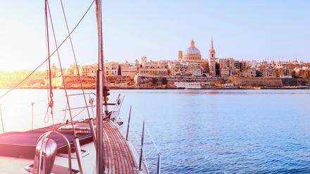Valletta vom Wasser – ein absoluter Instagram-Moment bei einem Besuch auf Malta.