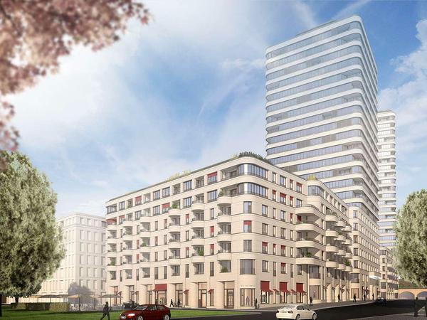 Zwei neue Hochhäuser plant ein Investor und nennt sie Max und Moritz