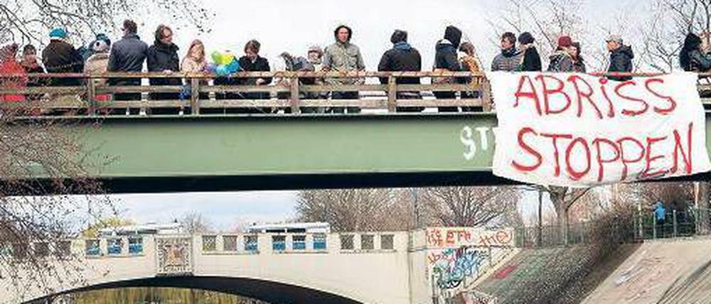 Rufer am Ufer. Anwohner kämpften für den Kiehlsteg.