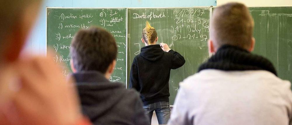 Unter Beobachtung. Auch am Unterricht nahmen Schulinspektoren teil.