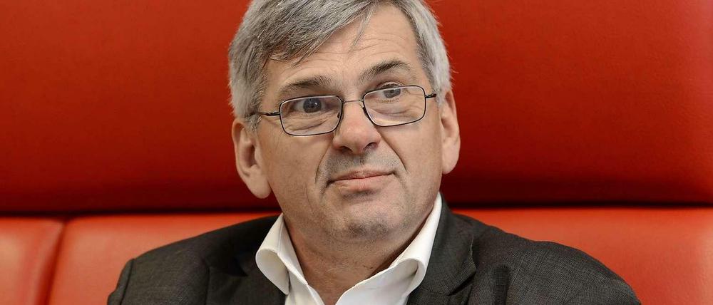 IG Metall Vize-Chef Jörg Hofmann torpediert Pläne der Bundesregierung zur Tarifeinheit.