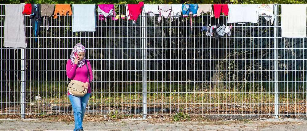 Flüchtlinge in der Bayernkaserne hatten am Donnerstag für eine bessere Unterbringung demonstriert.