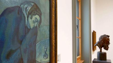 Picassos "schlummernde Trinkerin" im Kunstmuseum Bern.