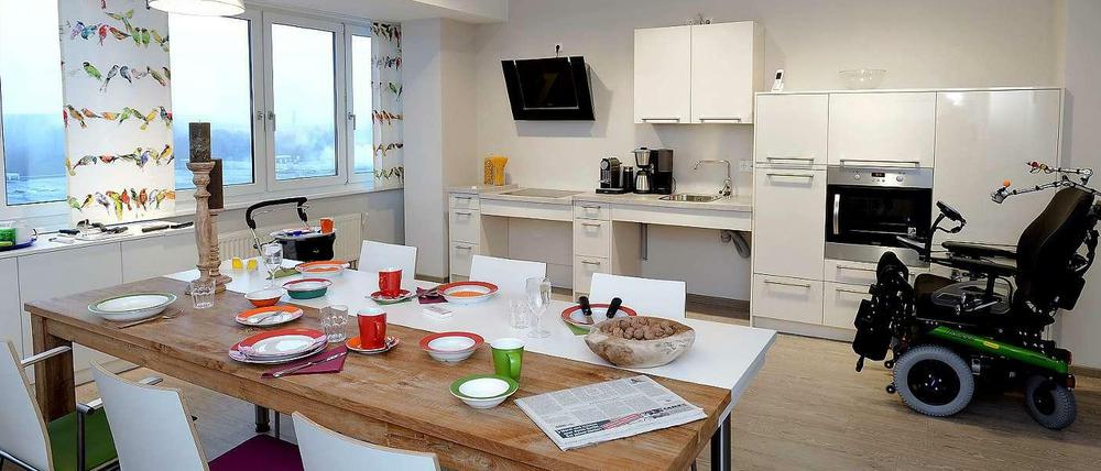 Ein Blick ins die Küche der Marzahner Musterwohnung.