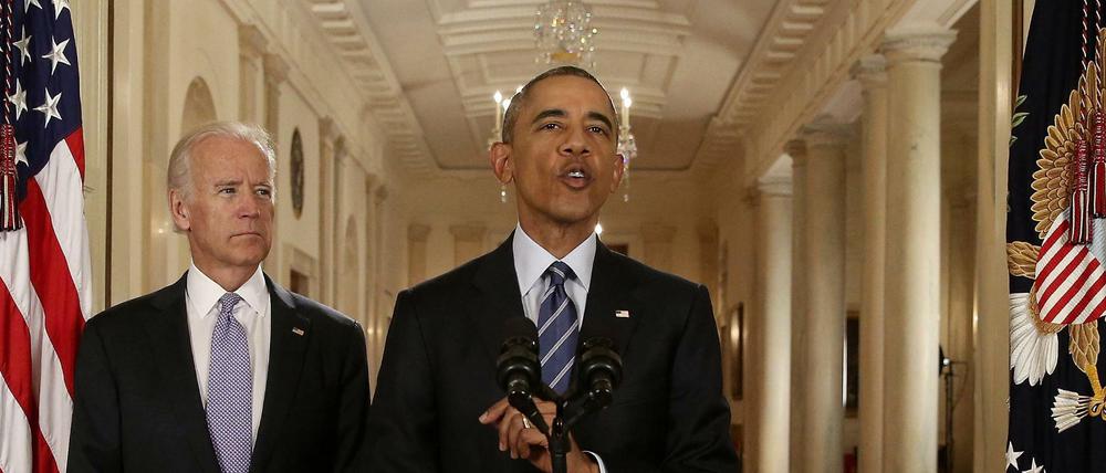 US-Präsident Barack Obama äußerte sich zum Atomabkommen mit dem Iran: "Das Abkommen basiert nicht auf Vertrauen, sondern auf Überprüfung."