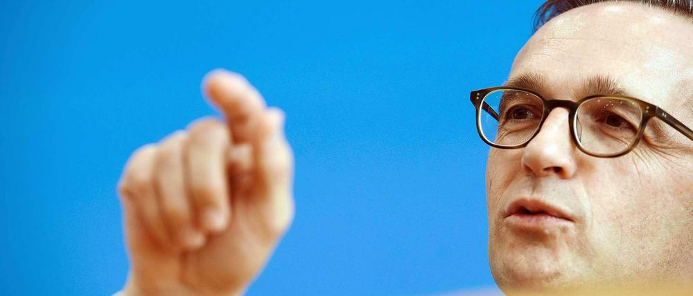 Heiko Maas, Bundesjustizminister.