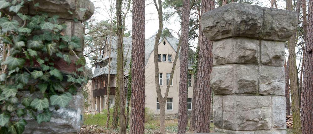 Blick auf die Villa des Rappers Bushido.