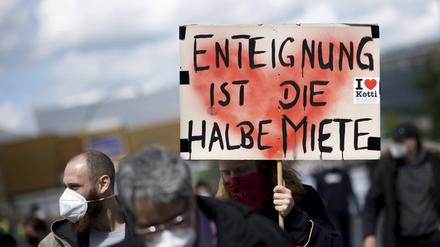 Wohnungsunternehmen mit mehr als 3000 Wohnungen sollen nach dem Willen der Initiative enteignet werden.