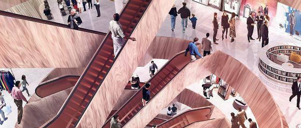 Das KaDeWe wurde immer wieder an den Zeitgeschmack angepasst. Jetzt steht erneut ein großer Umbau an, bei dem das Gebäude in vier Quadranten geteilt wird und neue Rolltreppen erhält.