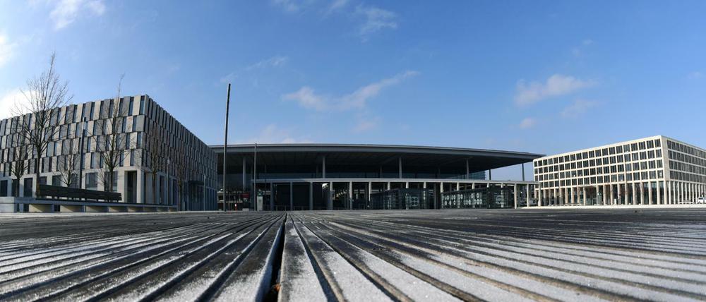 Das Hauptterminal am Hauptstadtflughafen BER