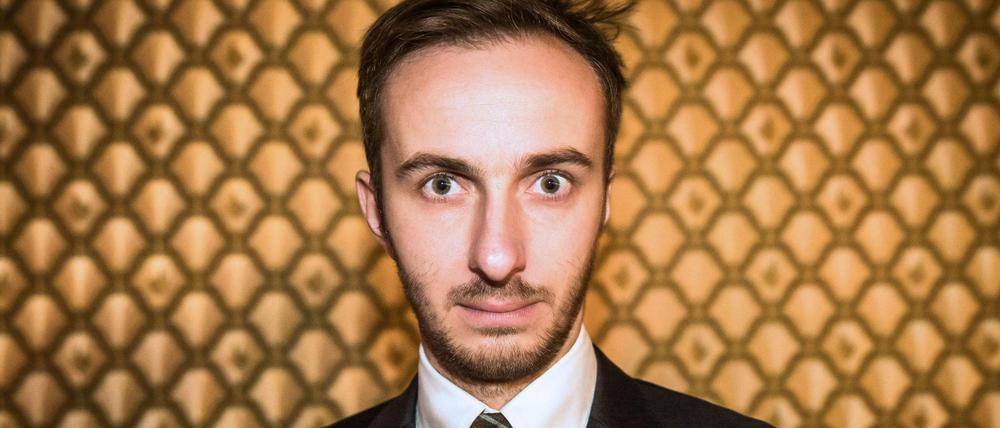 Moderator Jan Böhmermann.