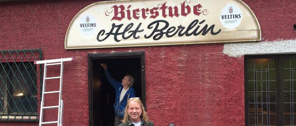 Im Hintergrund wird noch gewerkelt, trotzdem freut sich Christof Blaesius auf die Eröffnung des Alt Berlin.