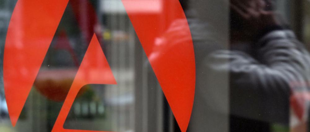 Der Eingangsbereich der Agentur für Arbeit in München.