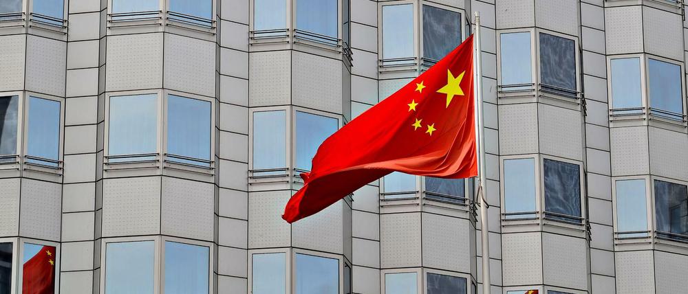 Die chinesische Botschaft in Berlin an der Jannowitzbrücke zwischen Mitte und Friedrichshain.