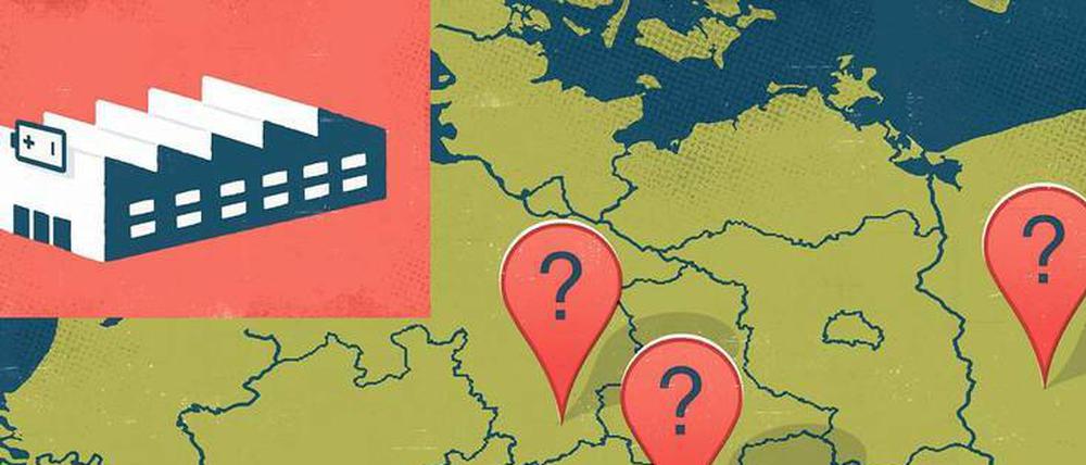 Wird es bald ein Batteriezellenkonsortium geben? Mehrere Standorte werden diskutiert.