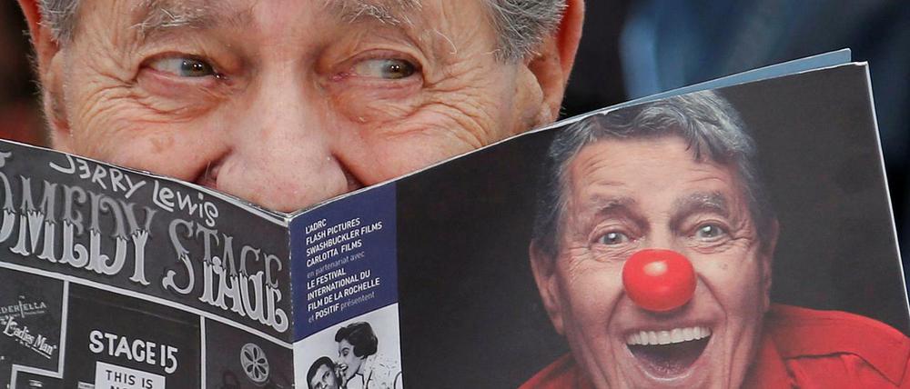 Ein Kindskopf in einem zu großen Körper. Jerry Lewis im Jahr 2013 bei den Festspielen in Cannes.