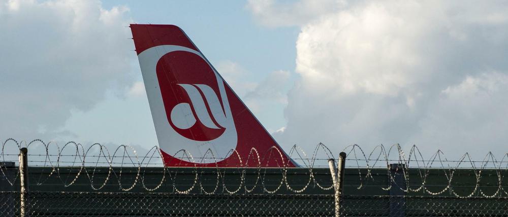 Air-Berlin-Maschine am Flughafen Tegel.