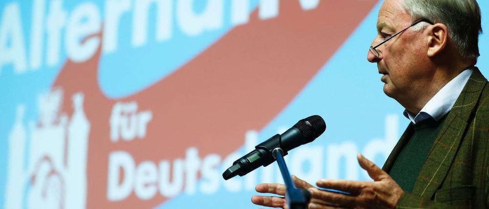 Fordert einen Schlussstrich im Umgang mit der NS-Vergangenheit: Alexander Gauland.