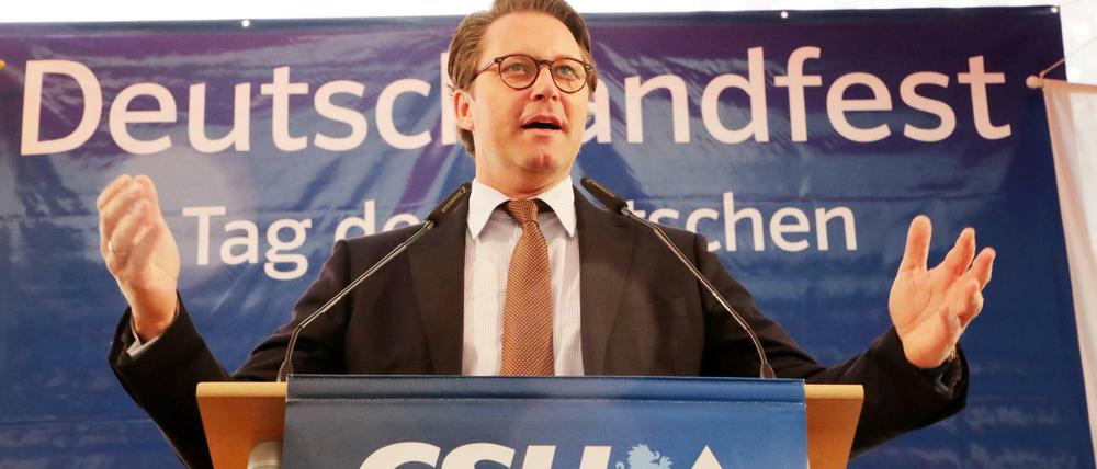 Der Generalsekretär der CSU Andreas Scheuer.