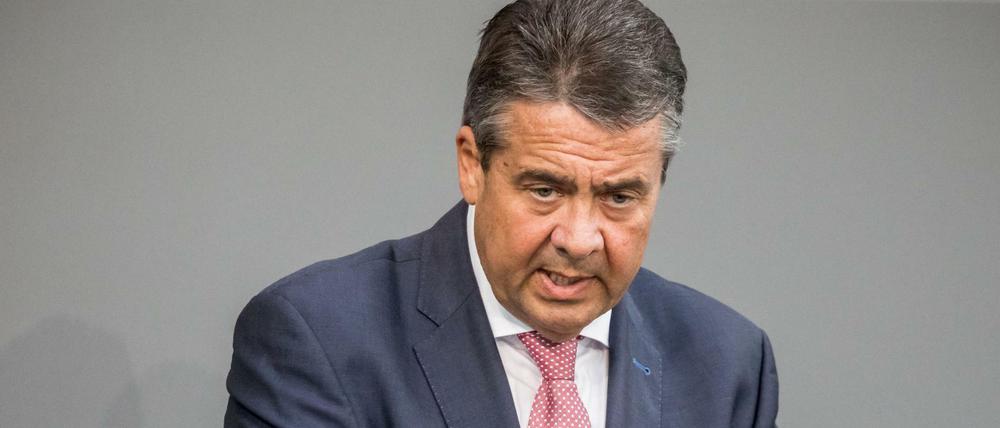 Außenminister Sigmar Gabriel (SPD).
