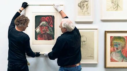 Am Licht. Das Bild "Leonie" von Otto Dix im Kunstmuseum Bern.