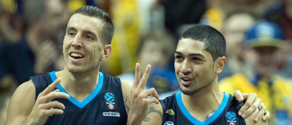 Gute Laune. Im Eurocup läuft es für Alba bisher exzellent.