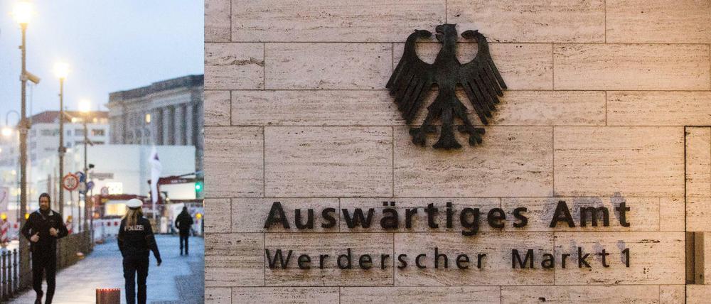 Zentrale der Diplomatie: das Auswärtige Amt am Werderschen Markt in Berlin.