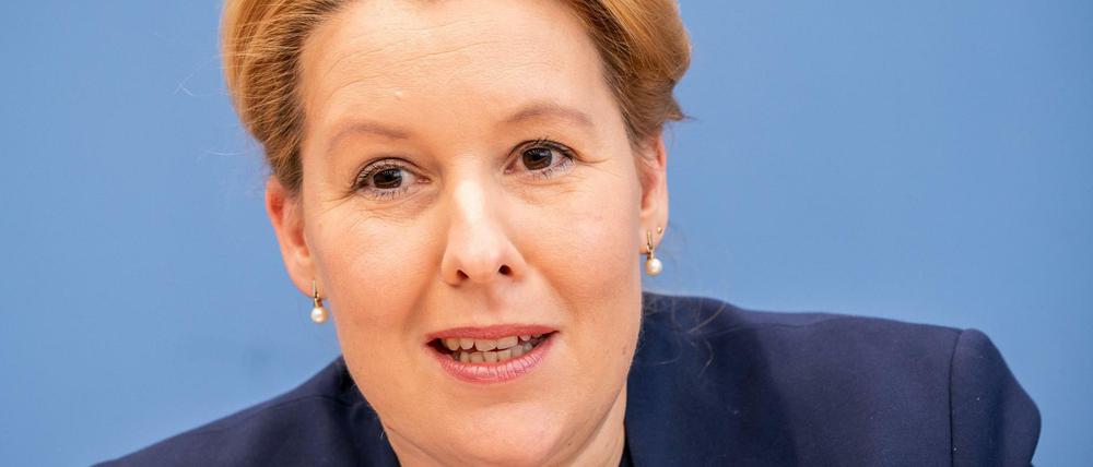 Franziska Giffey (SPD), Bundesfamilienministerin