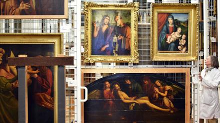 Das Depot der Gemäldegalerie in Berlin-Tiergarten.
