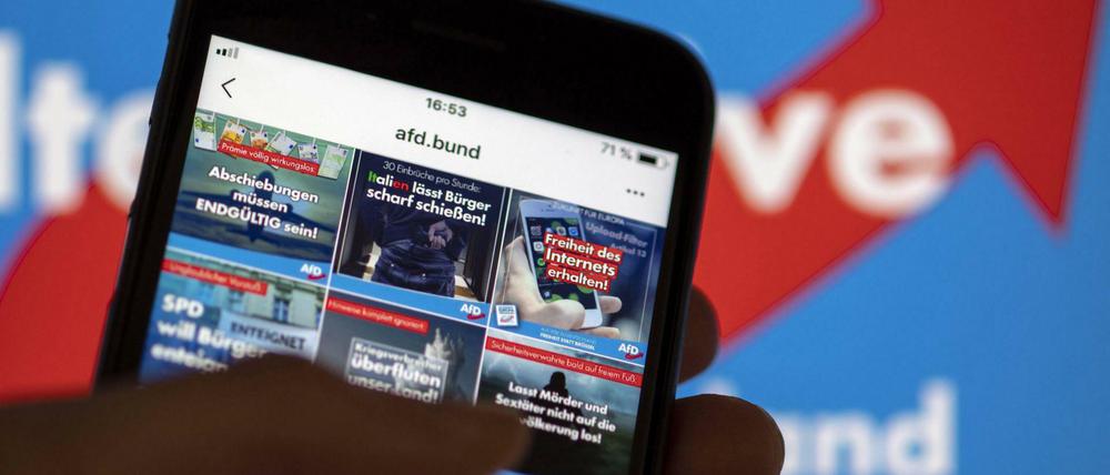 Die AfD hat im Netz eine große Reichweite - die Coronakrise machte ihr aber Probleme.