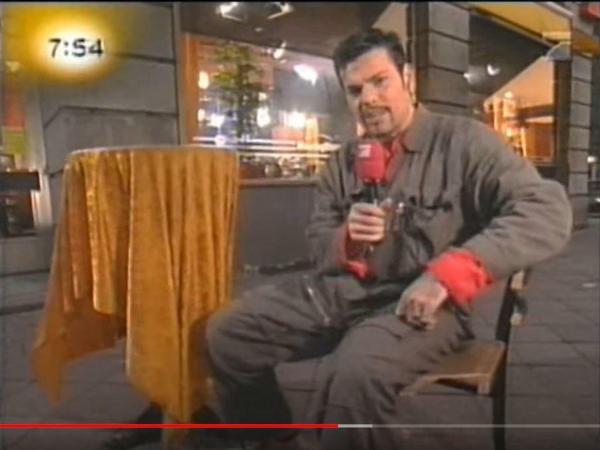 Ken Jebsen im Einsatz für Pro Sieben.