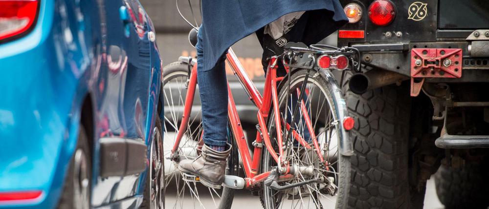 Unschön: Radfahren in Berlin kann gefährlich werden.