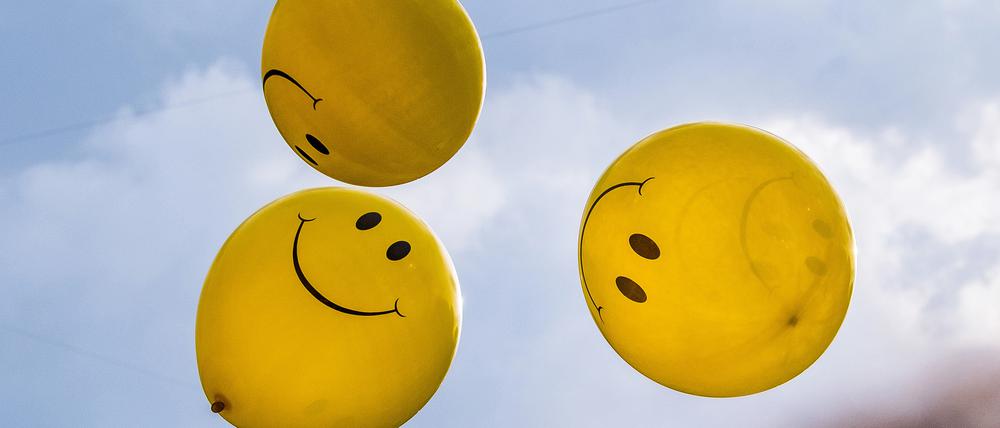 Smiley-Ballons in New York.
