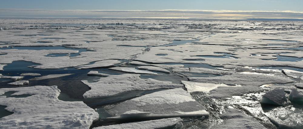 Das ewige Eis – aufgenommen im Spätsommer. In den Wintermonaten, also auch am heutigen Silvestertag, herrscht weit oben im Norden völlige Dunkelheit.